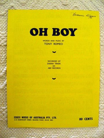 Oh Boy Sheet Music 