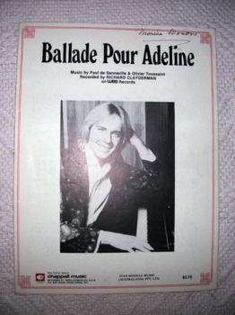 Ballade Pour Adeline Sheet Music 
