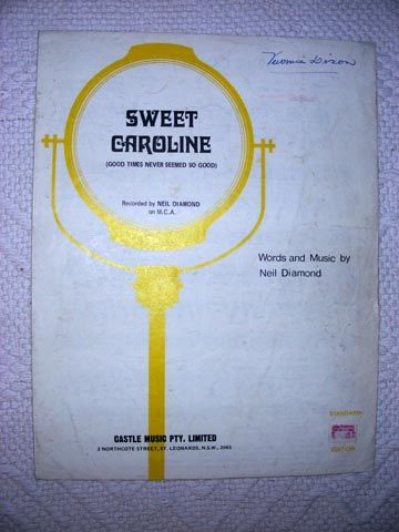 Sweet Caroline Sheet Music 