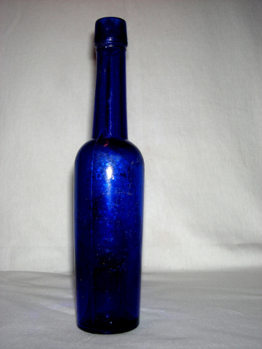 Cobalt Blue Castor Oil Bottle 5oz 