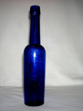 Cobalt Blue Castor Oil Bottle 5oz 