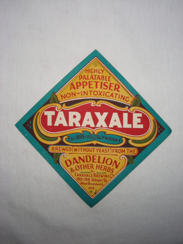 Taraxale Bottle Label 