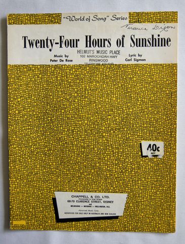 Twenty Four Hours of Sunshine 