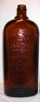 Laurel Vacuum Oil Co  amber bottle