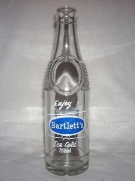 Bartlett Soft Drink Bottle 7 oz