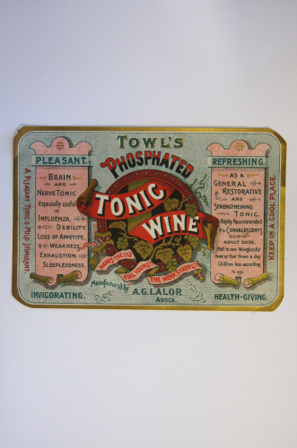  Avoca Towl Chemist Label 