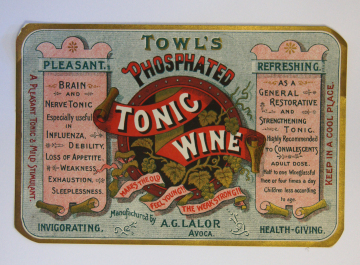  Avoca Towl Chemist Label  2