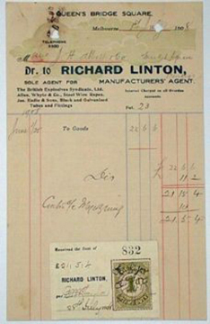 Melbourne Invoice Linton 