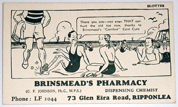 Brinsmead Blotter