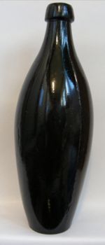 Black Glass Skittle Bottle